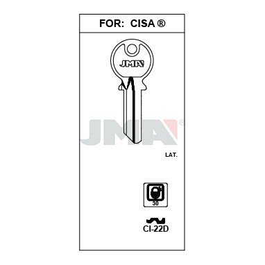 Llave en bruto JMA CI-22D – vista agrupada