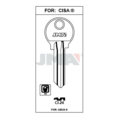 Llave en bruto JMA CI-24 – vista agrupada