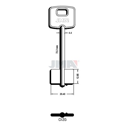 Llave en bruto JMA CI-2G