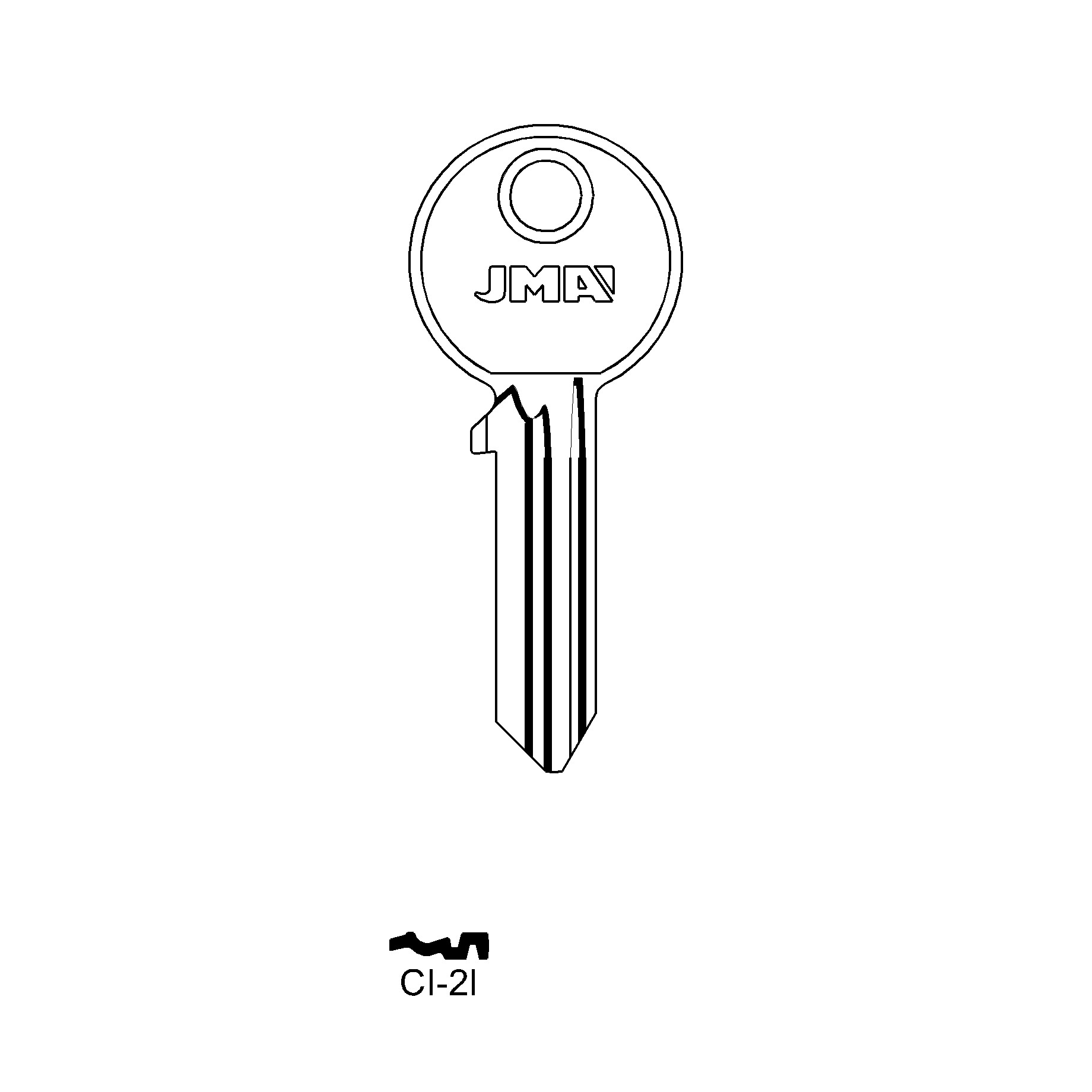 Llave en bruto JMA CI-2I
