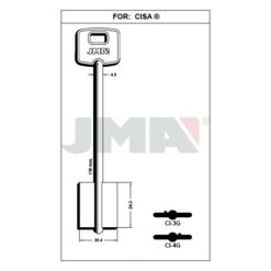 Llave en bruto JMA CI-4G – vista agrupada