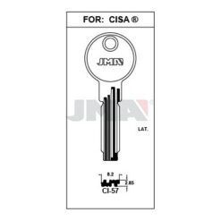 Llave en bruto JMA CI-57 – vista agrupada