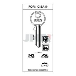 Llave en bruto JMA CI-5DP – vista agrupada