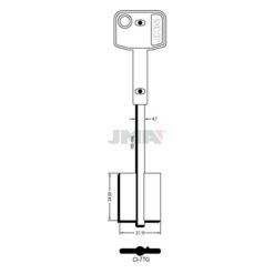 Llave en bruto JMA CI-7TG