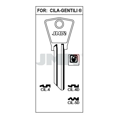 Llave en bruto JMA CIL-5D – vista agrupada