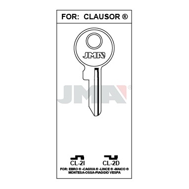 Llave en bruto JMA CL-2I – vista agrupada
