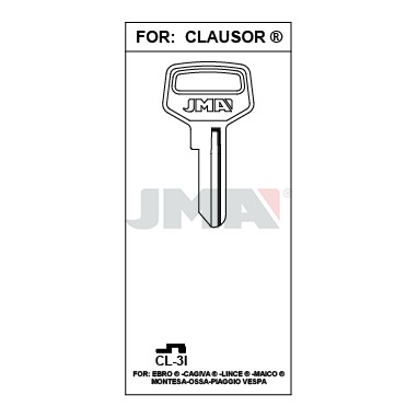 Llave en bruto JMA CL-3I – vista agrupada