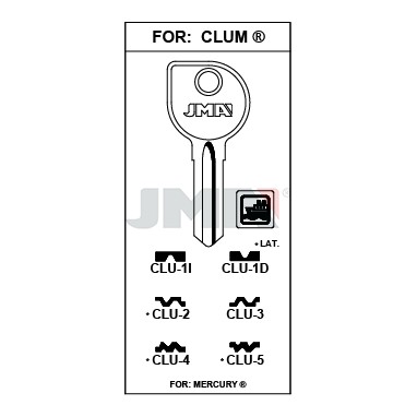 Llave en bruto JMA CLU-5 – vista agrupada