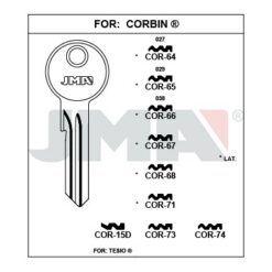 Llave en bruto JMA COR-15D – vista agrupada