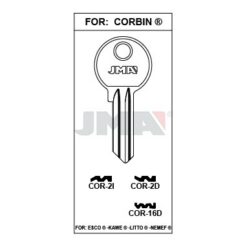 Llave en bruto JMA COR-2D – vista agrupada