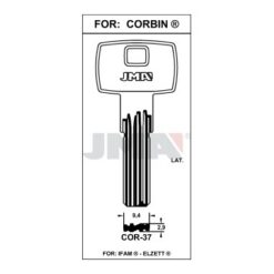 Llave en bruto JMA COR-37 – vista agrupada