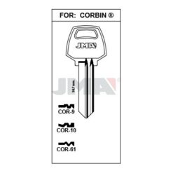 Llave en bruto JMA COR-61 – vista agrupada
