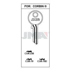 Llave en bruto JMA COR-70D – vista agrupada