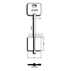 Llave en bruto JMA CR-19G