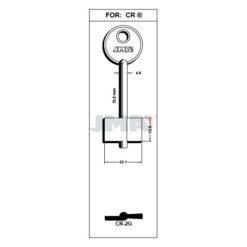 Llave en bruto JMA CR-2G – vista agrupada