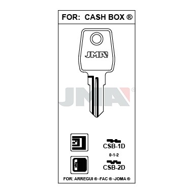 Llave en bruto JMA CSB-1D – vista agrupada