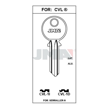 Llave en bruto JMA CVL-1I – vista agrupada