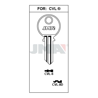 Llave en bruto JMA CVL-6 – vista agrupada