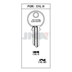 Llave en bruto JMA CVL-8D – vista agrupada