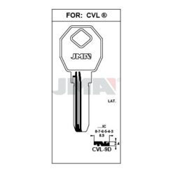 Llave en bruto JMA CVL-9D – vista agrupada