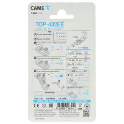 Came TOP-432EE | Mando de garaje | Código fijo | 433,92 MHz