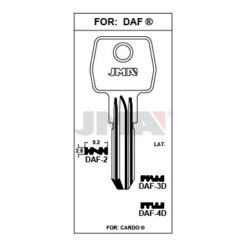 Llave en bruto JMA DAF-3D – vista agrupada