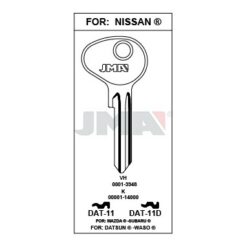 Llave en bruto JMA DAT-11 – vista agrupada