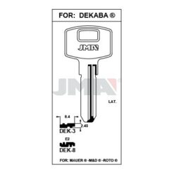 Llave en bruto JMA DEK-3 – vista agrupada
