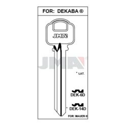 Llave en bruto JMA DEK-6D – vista agrupada