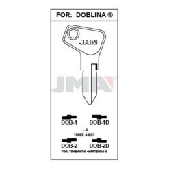 Llave en bruto JMA DOB-1D – vista agrupada