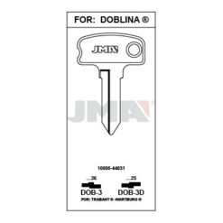 Llave en bruto JMA DOB-3D – vista agrupada