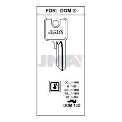 Llave en bruto JMA DOM-13D – vista agrupada