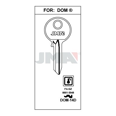 Llave en bruto JMA DOM-14D – vista agrupada