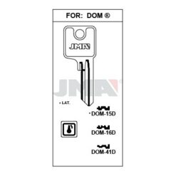 Llave en bruto JMA DOM-15D – vista agrupada