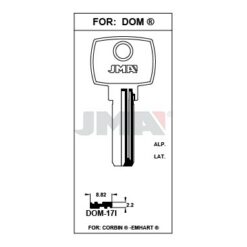 Llave en bruto JMA DOM-17I – vista agrupada