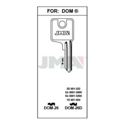 Llave en bruto JMA DOM-26 – vista agrupada