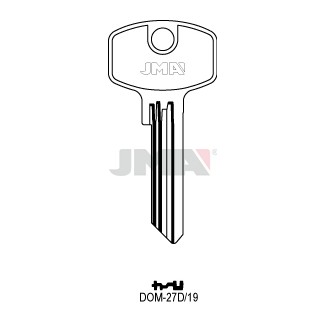 Llave en bruto JMA DOM-27D/19