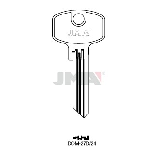 Llave en bruto JMA DOM-27D/24