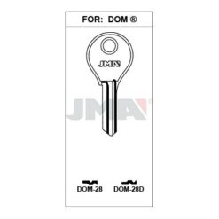 Llave en bruto JMA DOM-28D – vista agrupada