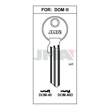 Llave en bruto JMA DOM-40 – vista agrupada