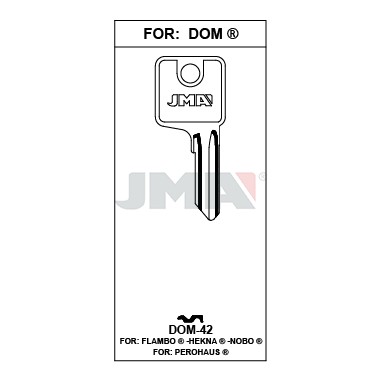 Llave en bruto JMA DOM-42 – vista agrupada