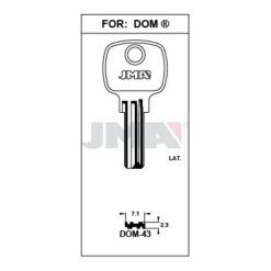 Llave en bruto JMA DOM-43 – vista agrupada