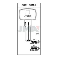Llave en bruto JMA DOM-56D – vista agrupada