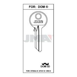 Llave en bruto JMA DOM-5D – vista agrupada