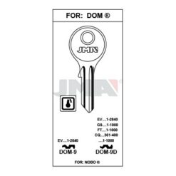 Llave en bruto JMA DOM-9D – vista agrupada