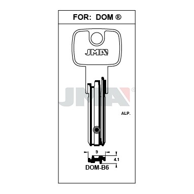 Llave en bruto JMA DOM-B6 – vista agrupada