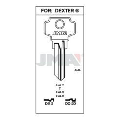 Llave en bruto JMA DX-5D – vista agrupada