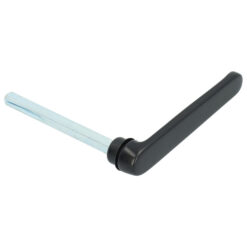 Dieckmann D140RL | Manivela para persiana enrollable | Cuadradillo fijo de 115 mm | Por unidad | Negro