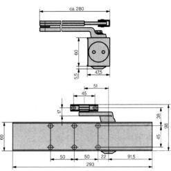 Dorma TS83 BC/OD | Cierrapuertas sin brazo | Fuerza EN 3-6 - 4