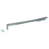 Dulimex KSB-40023BV | Pasador basculante | Modelo abierto | 400x23 mm | Plata